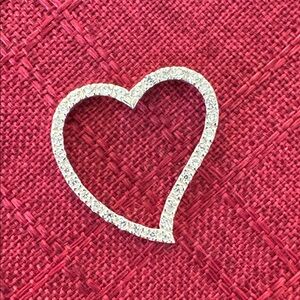 Silver Heart-Shaped Pendant